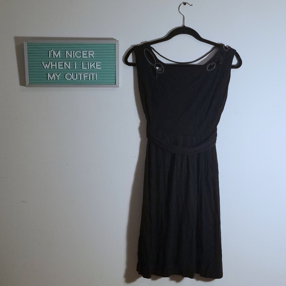 Little Black Dress with shoulder cutouts